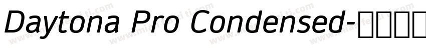 Daytona Pro Condensed字体转换
